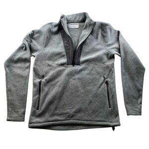 Backcountry Mens Fleece Jacket Large Half-Zip Pullover Cozy Winter Outdoors